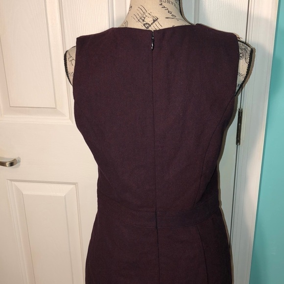 Banana Republic Factory Military Dress Jumper Wool Fitted 4 “Black Rose” - Picture 6 of 9